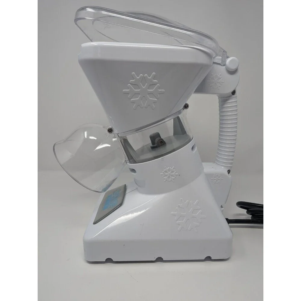 Snowie Little Snowie Max Home Ice Shaver Snow Cone Machine Tested Works White